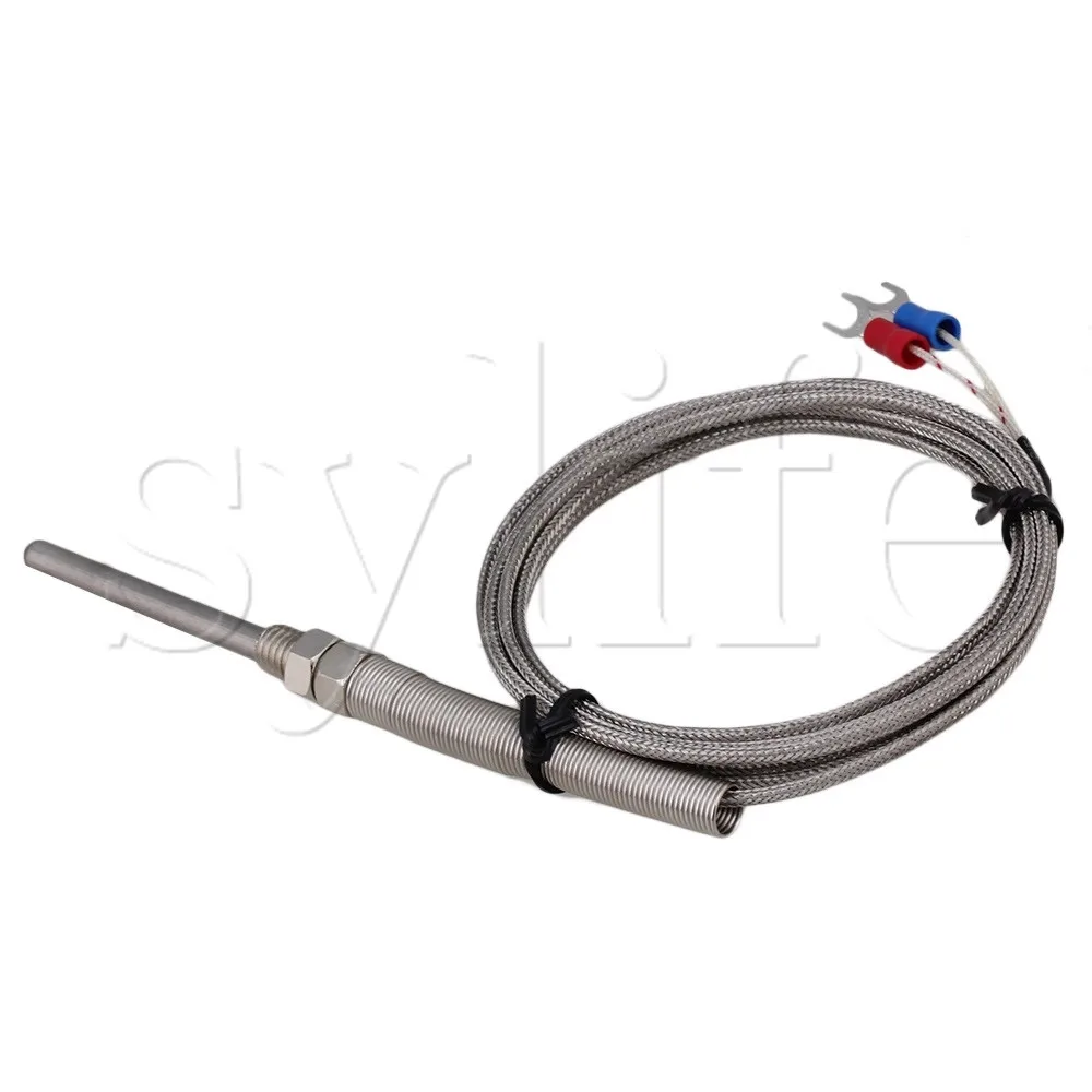 2 м длиной 5x50 датчиков зонда типа K термопары из нержавеющей стали|thermocouple