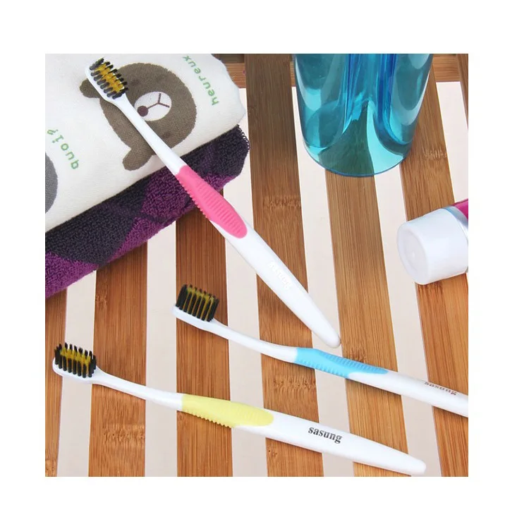 Nano зубной щетки нейлон черный меховой зубы 3 шт. супер мягкий | Красота и здоровье