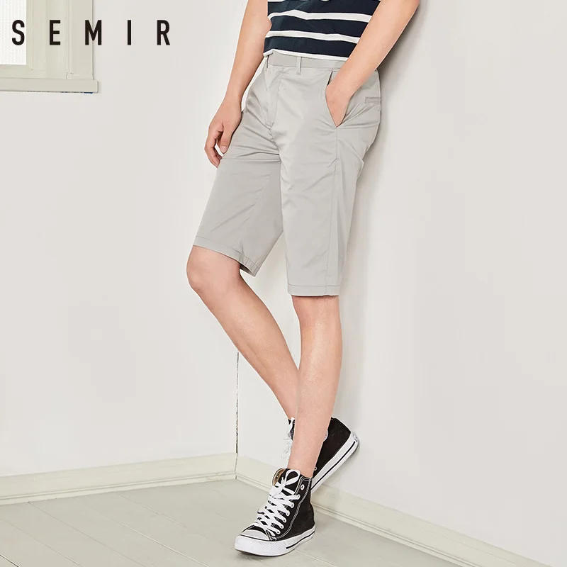 SEMIR мужские шорты для отдыха Летние 2018 брюки новые трендовые прямые модные до