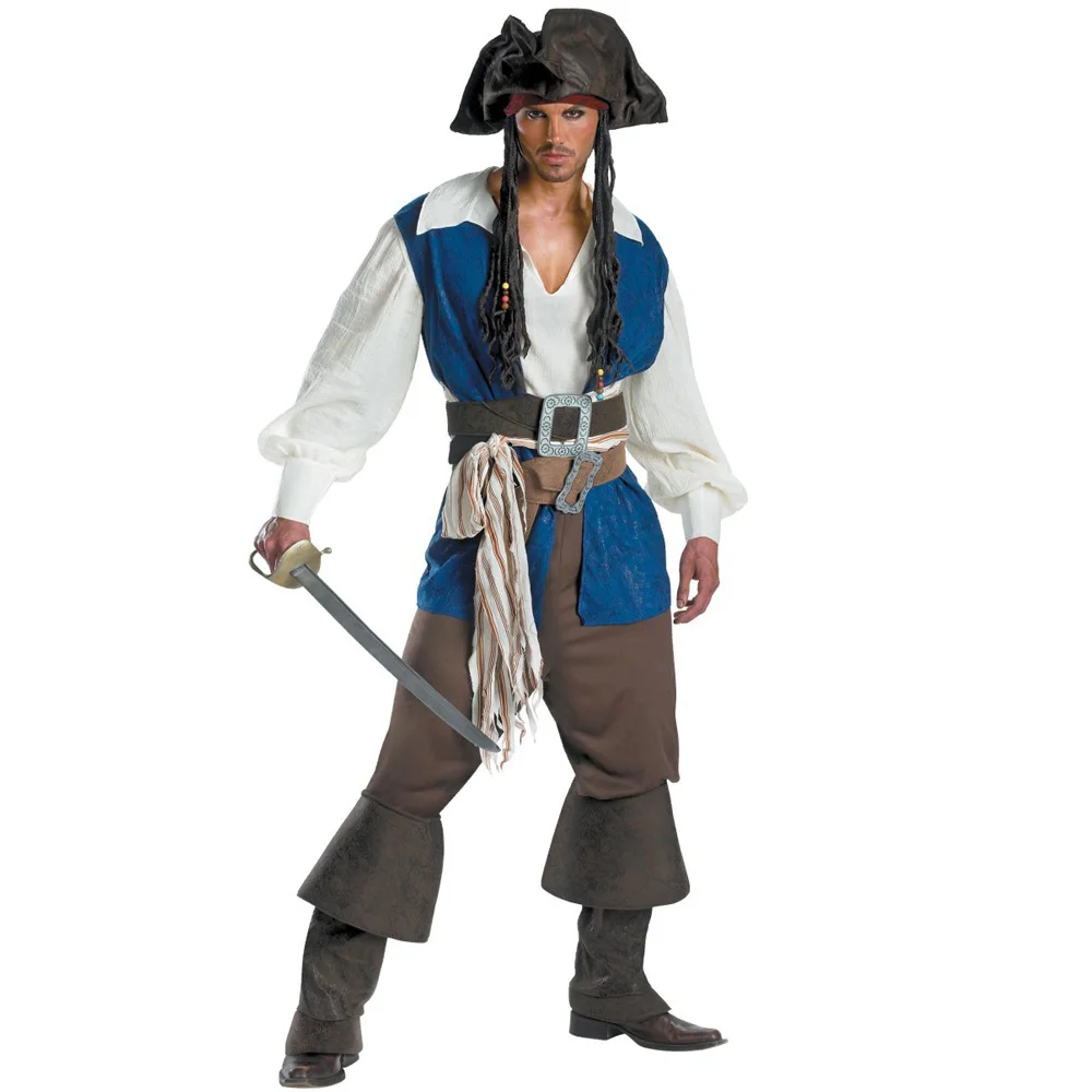 Мужской костюм для взрослых с изображением пиратов и флешек|adult costume|pirate menpirates of