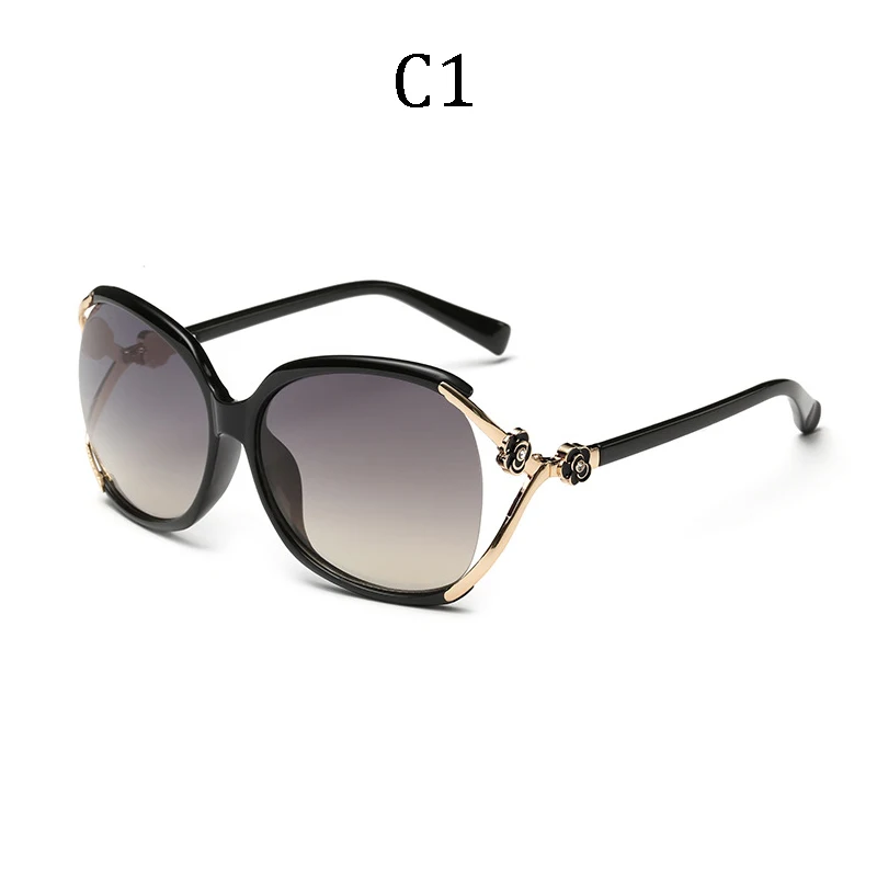 Очки солнцезащитные женские квадратные с цветами UV400|brand sun glasses|designer glassesfashion glasses |