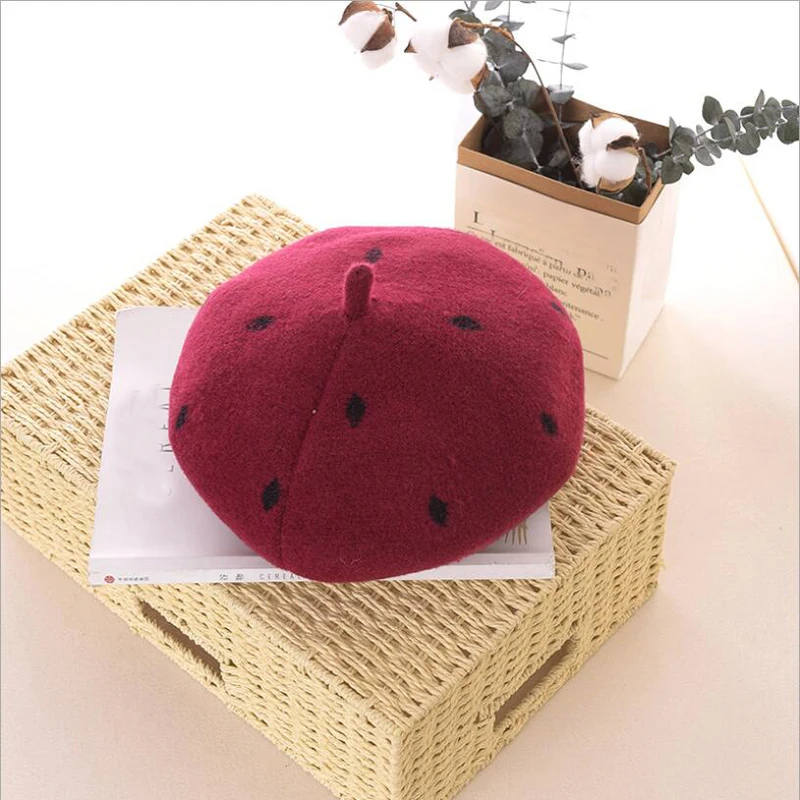 

Ymsaid New Korean Fashion 100% Wool Women's Berets Winter Warm Beret Female Casual Caps Vintage Wool Ladies Flat Cap Boinas Bone