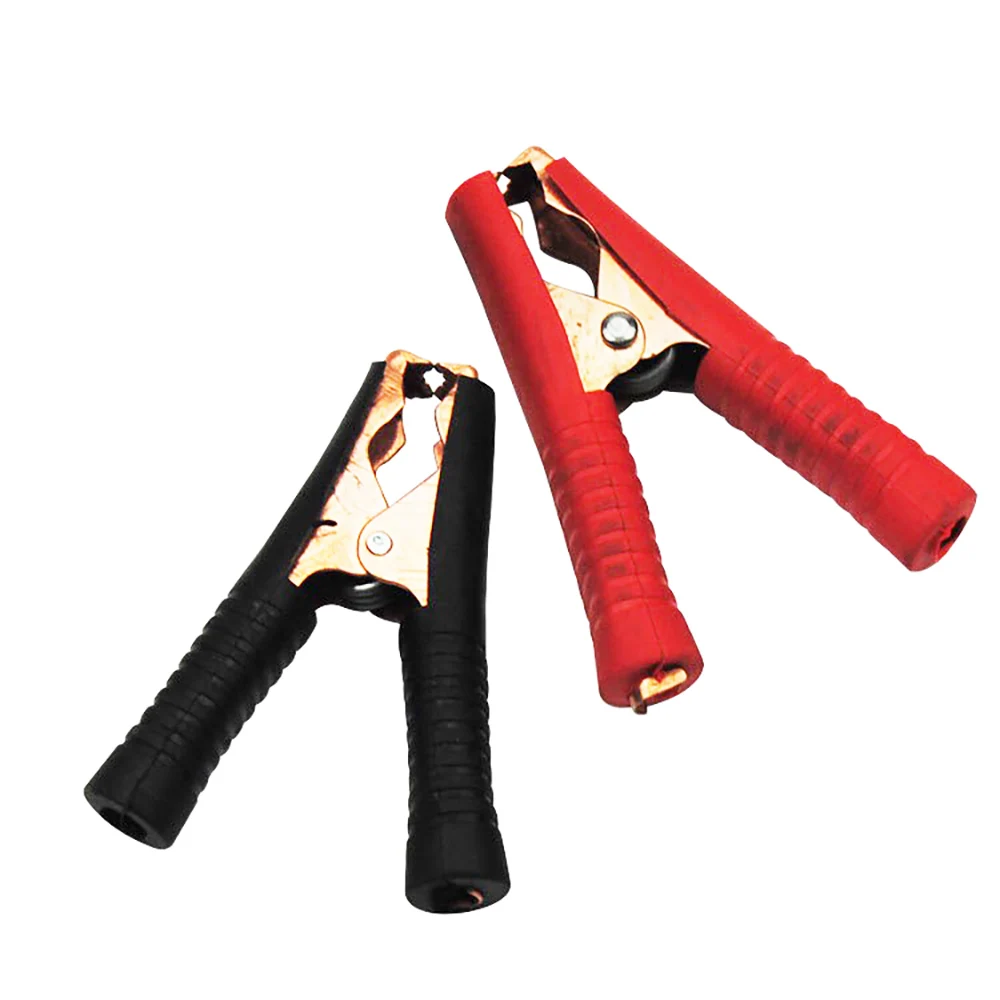 

2Pcs Red Black Car Electrical connection Alligator Clips Battery Clamps Crocodile Clip Terminals Power Test