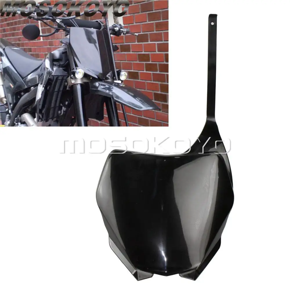 Черный Для Yamaha YZ125 YZ250 YZ250F YZ450F WR250F WR450F WR 250 F YZ 125 250F 450F MX Motocross Пластиковая передняя