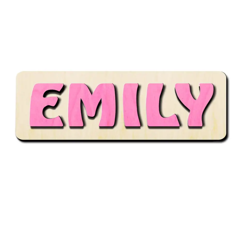 Personalized Puzzle Name Custom Toy Personalized Baby Name Wooden Custom Name Puzzle Sign Baby Shower First Birthday Gift