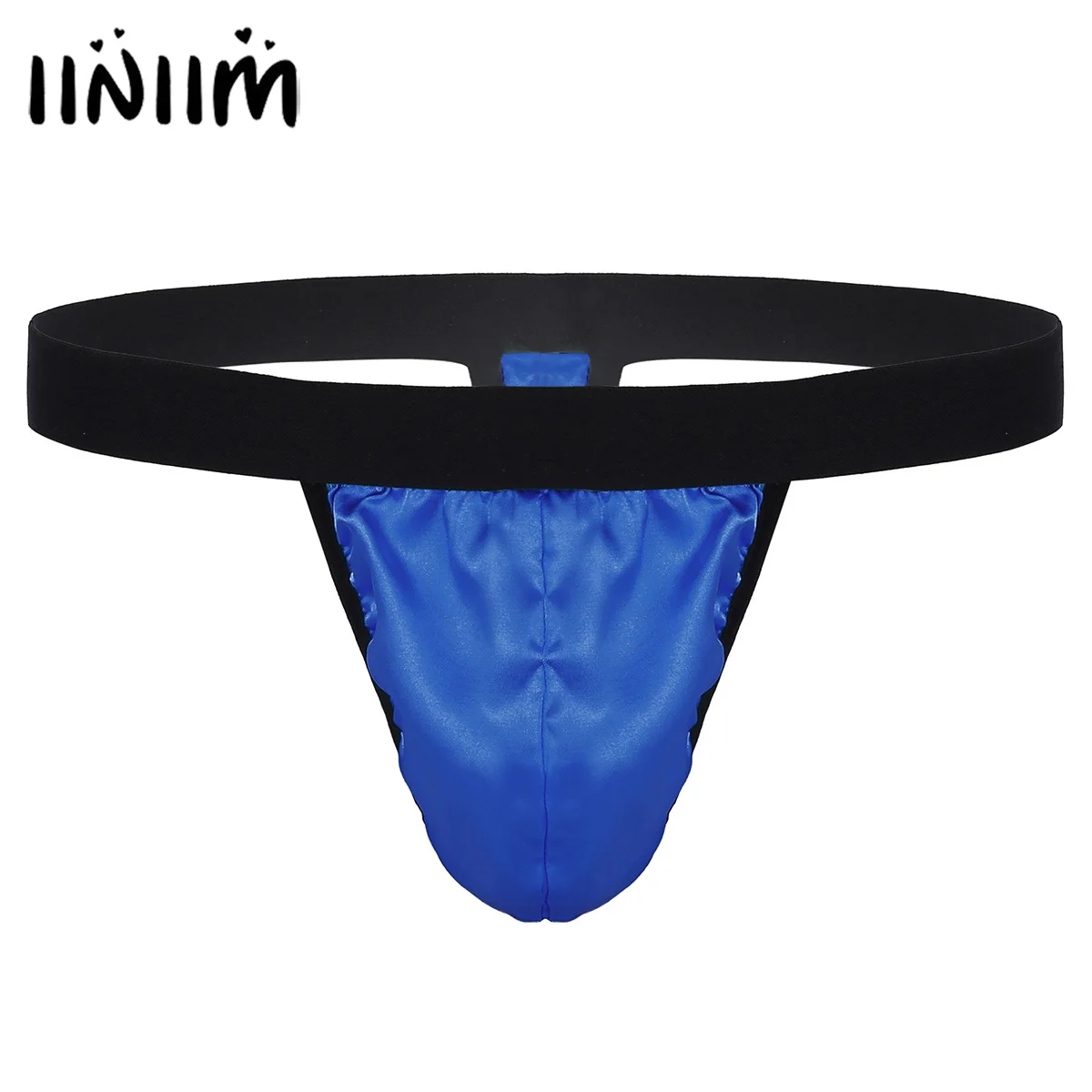

Mens Lingerie Sexy Gay Panties Shiny Satin Low Rise High Cut Jockstraps T Back Sexy String Briefs Thongs Bikini Underwear