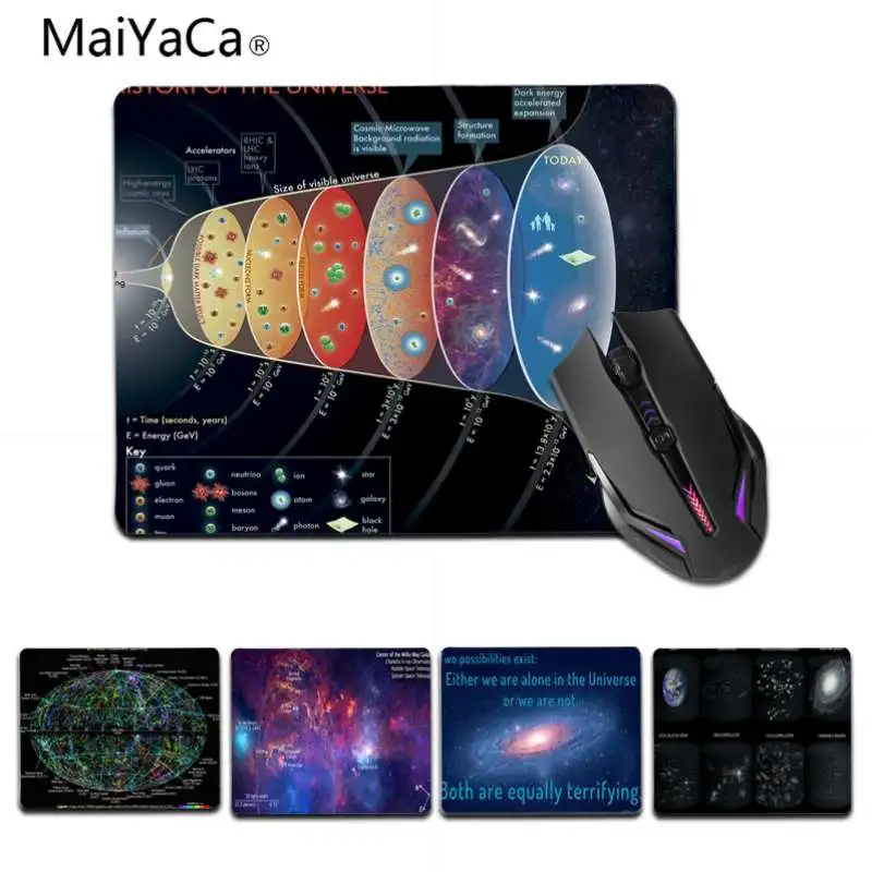 Новинка крутой коврик для мыши MaiYaCa с изображением вселенной истории Вселенной