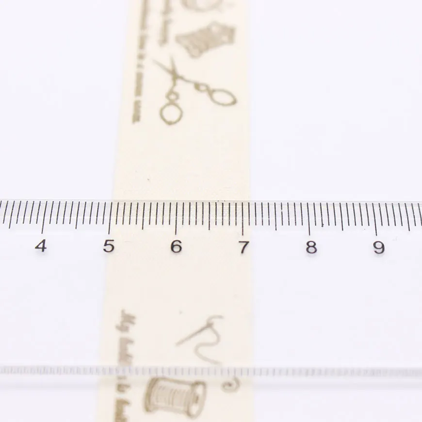 Хлопковая лента ручной работы 20 мм с принтом для рукоделия скрапбукинга шитья