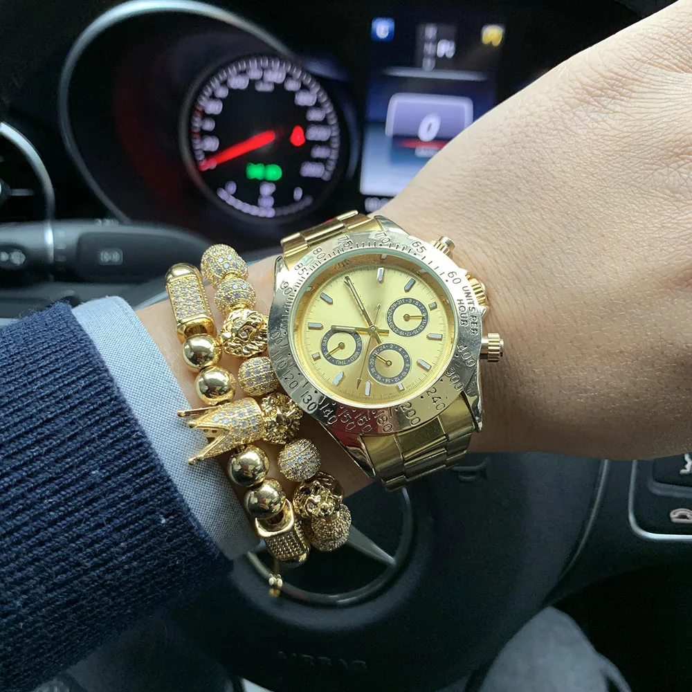 Роскошный брендовый мужской браслет CZ Регулируемый ручной работы плетеный