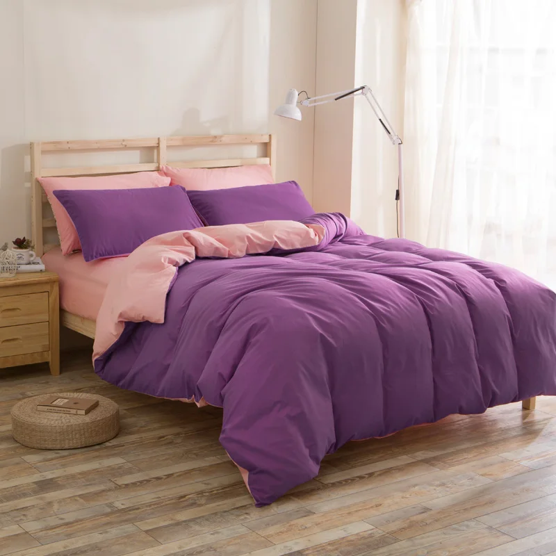 Постельные принадлежности сплошной цвет Полиэстер Хлопок домашний текстиль