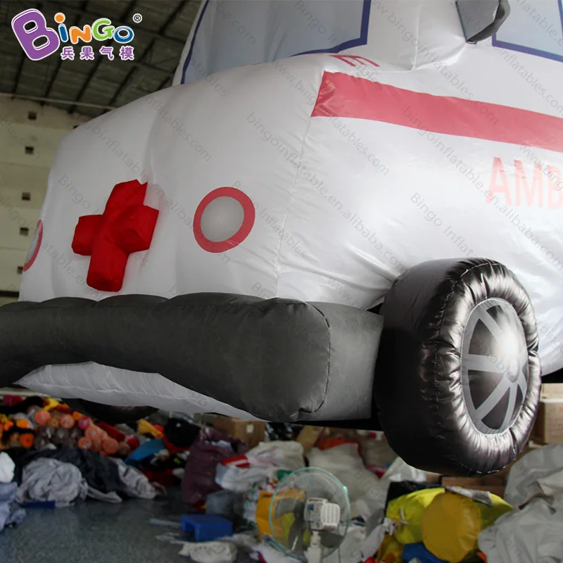 Customized 1.6 meters high inflatable ambulance digital printing airblown for hanging decoration toys | Игрушки и хобби