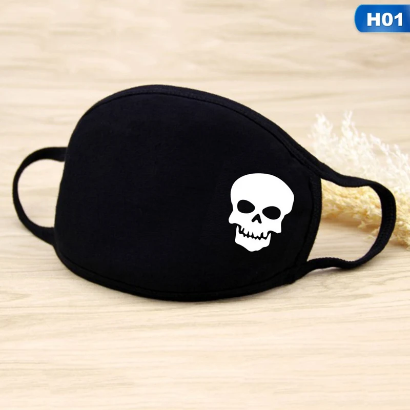 HG17592H01 1 Pc Black Health Cycling Anti-Dust Mouth Face Mask Respirator Unisex Fashion Mouth-Muffle Face Masks Free shipping - Цвет: HG17592H01