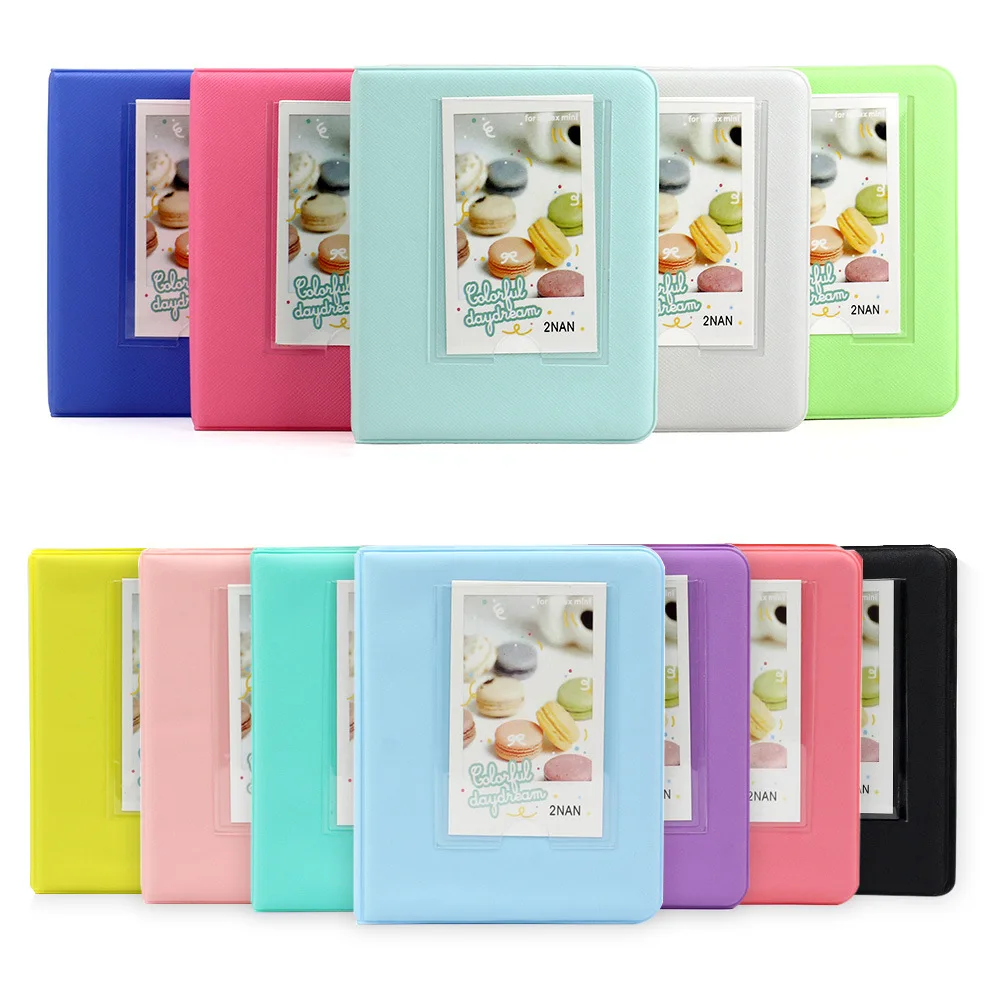 Новинка 64 кармана 3 дюймовый универсальный фотоальбом для Fujifilm Instax Mini 8 7s 70 25 90