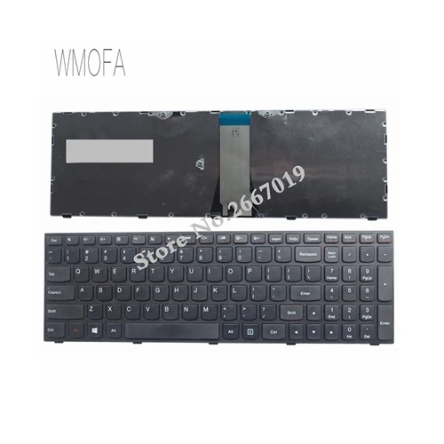 Новая английская клавиатура для ноутбука LENOVO Z50-70 Z50-70A Z50-75 Z50-80E Z51-70 Z51-70A G50 Z50 B50 G50-70 G50-45 - Цвет: Черный