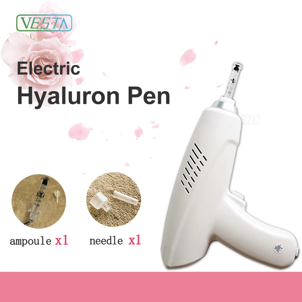 White 0.3ml-3 Vesta Горячая гиалуроновая инъекционная Ручка иглы бесплатно для инъекции кислоты для наполнителя губ и морщин - Номер модели: White 0.3ml-3