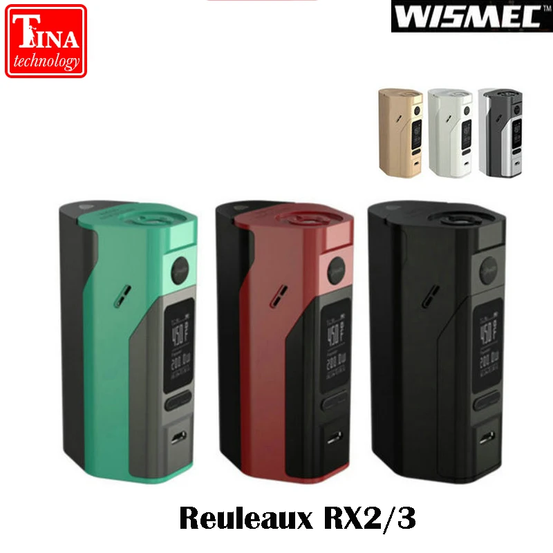 Оригинал Wismec Reuleaux RX2/3 TC 150 Вт/200 Вт Окно Мод Обновление Прошивки RX2 3 RX23 Temp