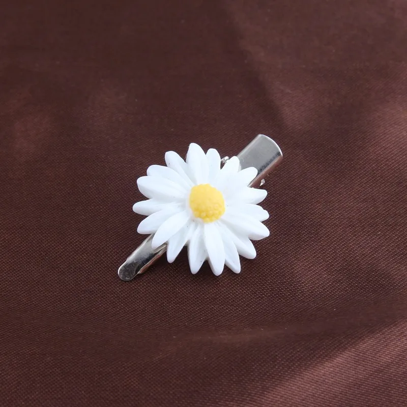5 шт./лот новые милые женские заколки для волос аксессуары милая Маргаритка