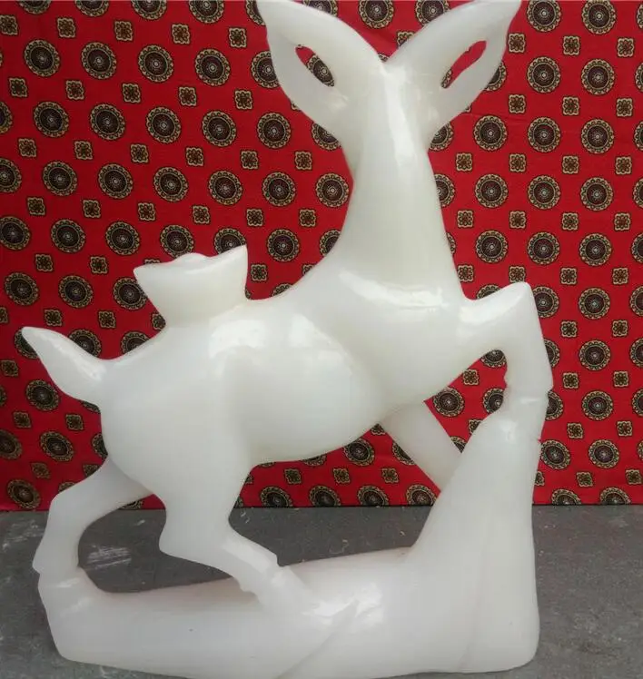 Нефритовая Афганская овца (нравится) копия удачи домашние предметы интерьера