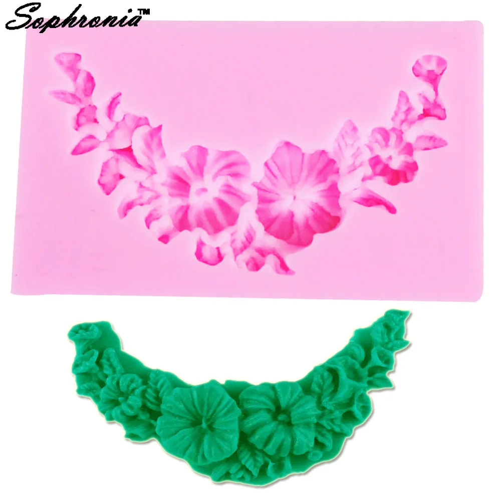 

Силиконовая форма для шоколада в виде цветка гибискуса, подвеска, форма «сделай сам» для выпечки сахара, конфет, торта, поп от f1065