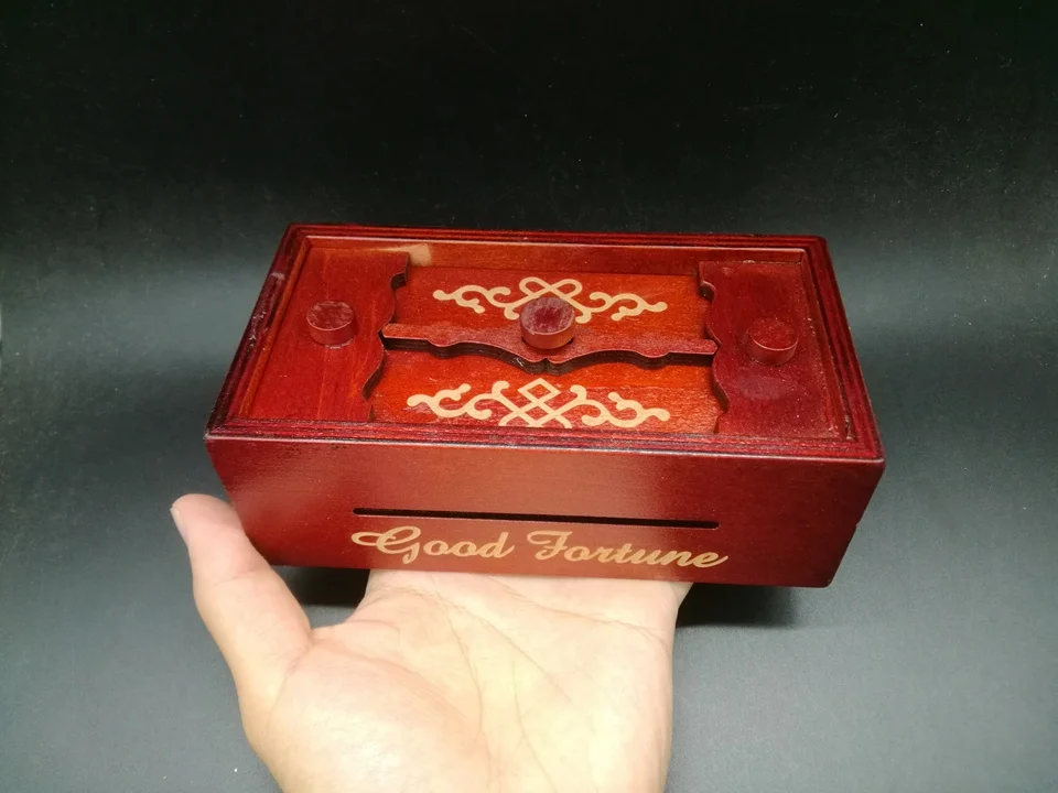 Секретная коробка-головоломка, деревянная головоломка, игра для мозгов, IQ, Подарочная Волшебная коробка
