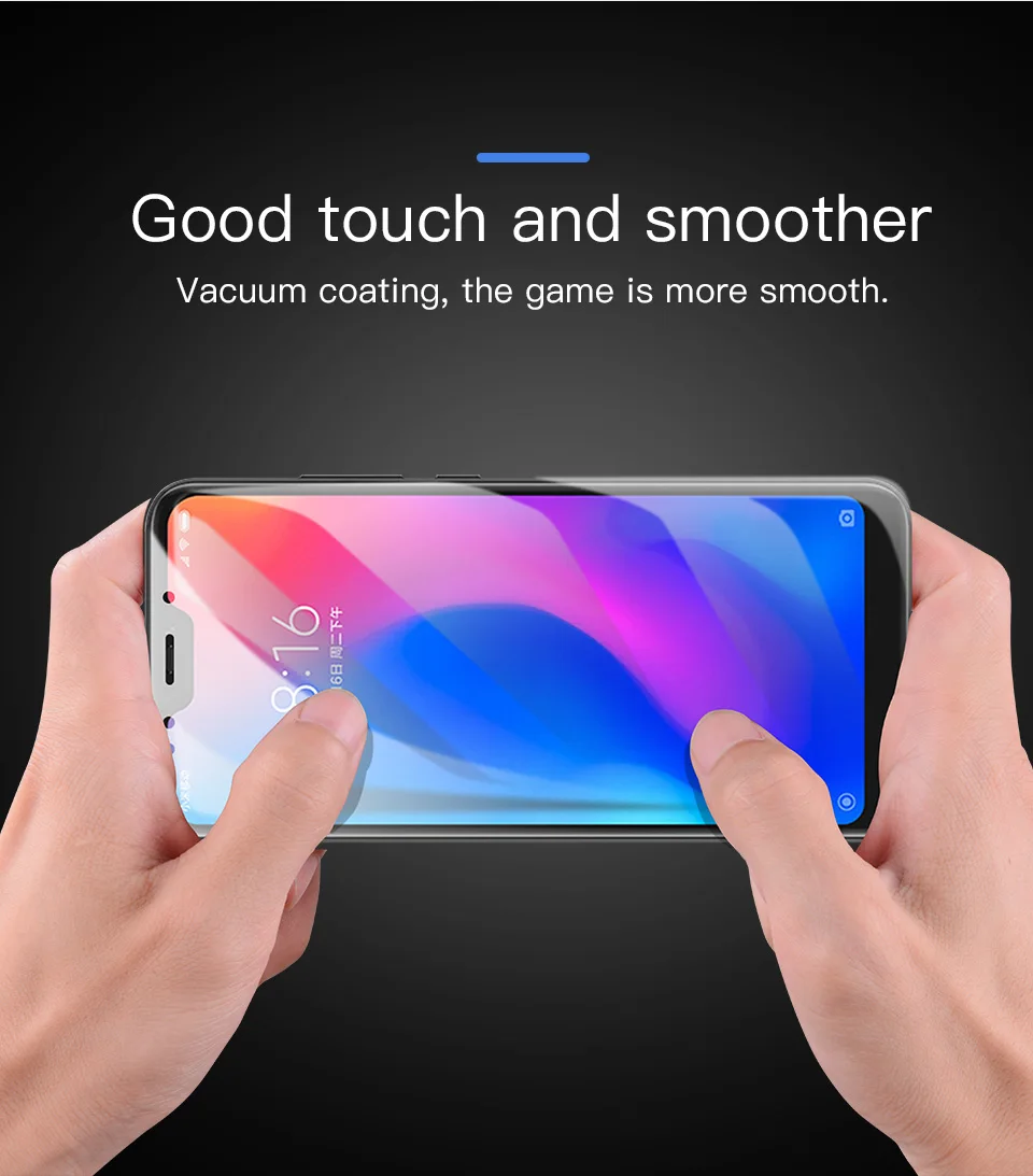 Pocophone F1 закаленное стекло для Xiaomi Mi A2 Lite Redmi Note 7 Pro 4x A1 5 6 Plus защита экрана полное