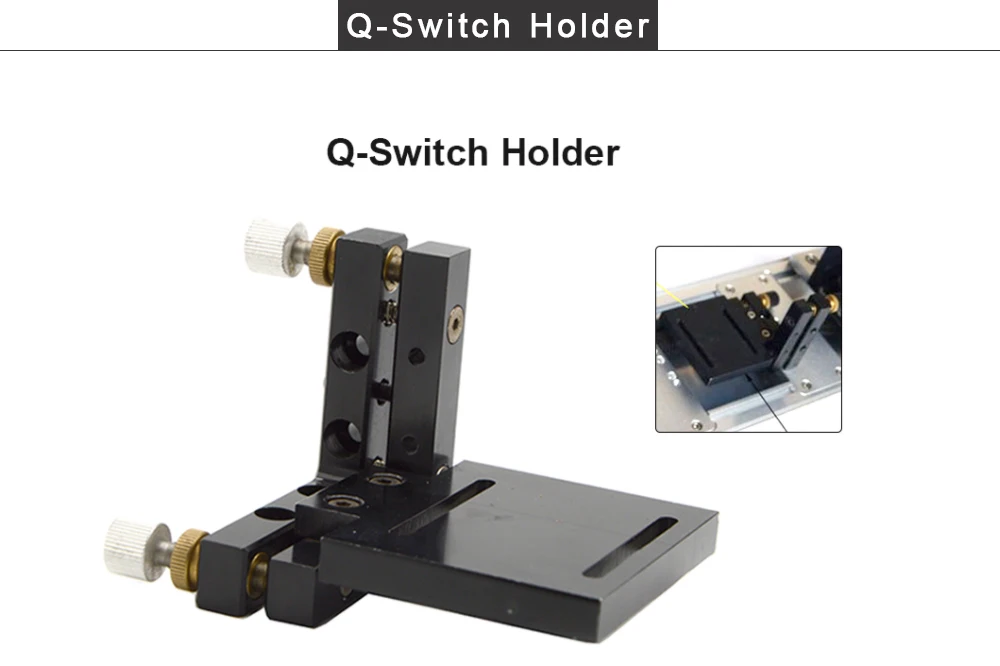 WaveTopSign лазерный держатель зеркала для машины 2D крепления Q-Switch держатель зеркала 20x5 мм 4D держатель использовать для красный светильник 12x36 мм