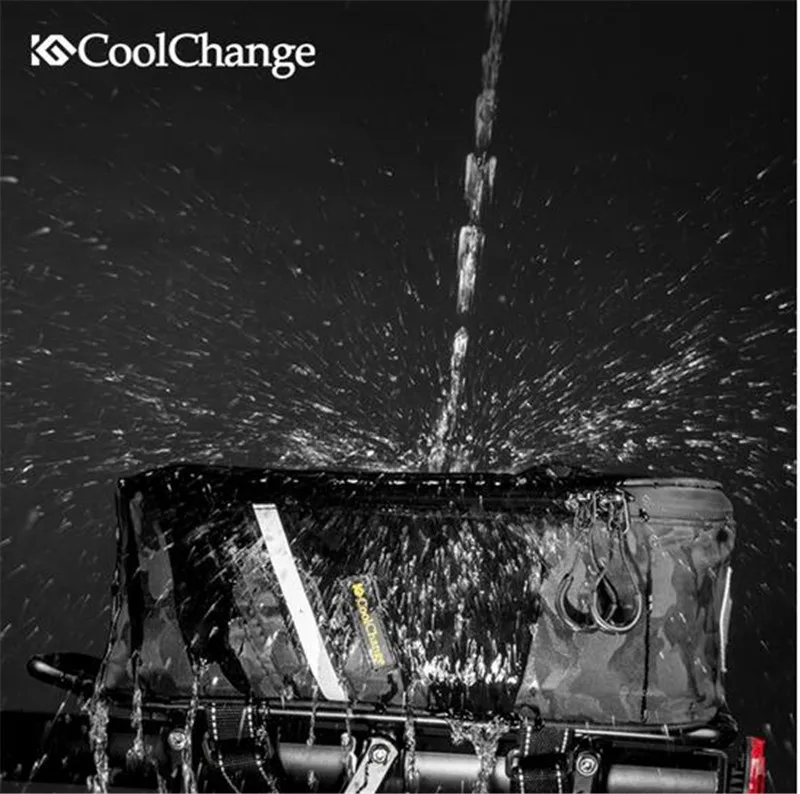 Сумка CoolChange для велосипеда водонепроницаемая сумка на заднюю стойку чехол