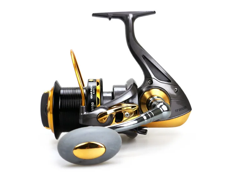 Большой Размеры донной Reel барабан с леской длинные Литые колеса удаленных