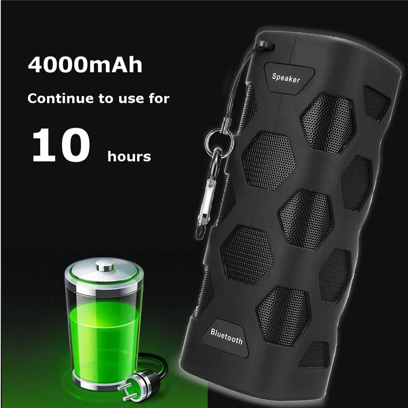 Портативный динамик открытый беспроводной bluetooth водонепроницаемый с защитой от