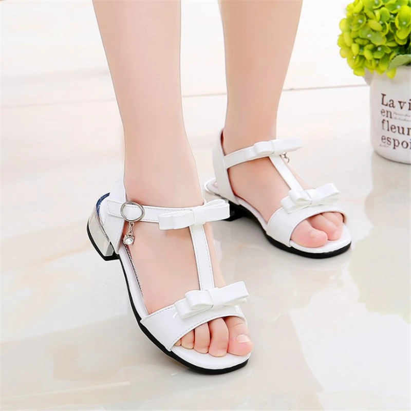 Новинка лета 2019 стильные и милые сандалии для девочек в Корейском стиле детская