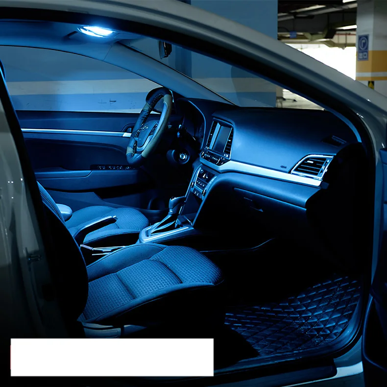 ice blue Lsrtw2017 светодиодный автомобиля для чтения светильник для hyundai elantra - Название цвета: ice blue