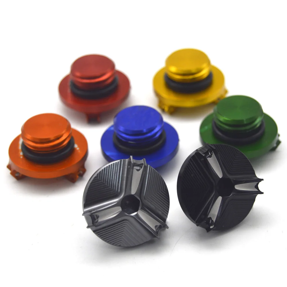 

For KAWASAKI ZX900 ZZR250 ZZR400 ZZR600 ZZR1100 ZZR1200 ZZR1400 Z800 Oil Filler Cover Screw Plug Cap Bolt