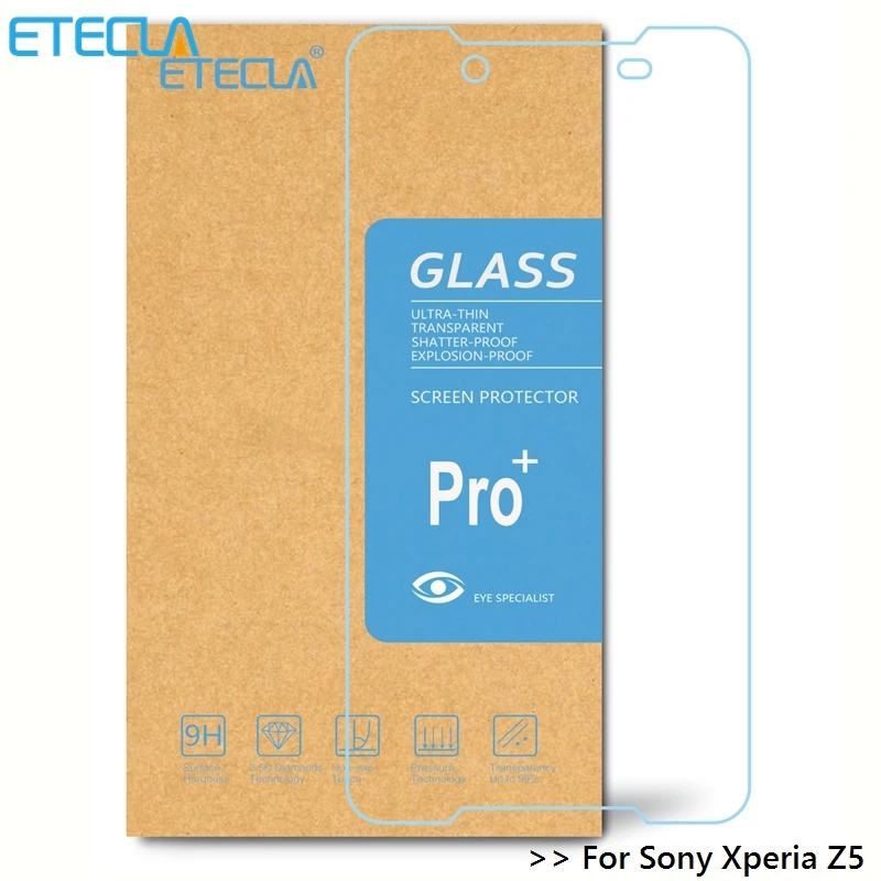 2PCS For Sony Xperia Z5 Tempered Glass On Soni Experia E6603 E6653 E6633 E6683 Screen Protector 9h Film | Мобильные телефоны и