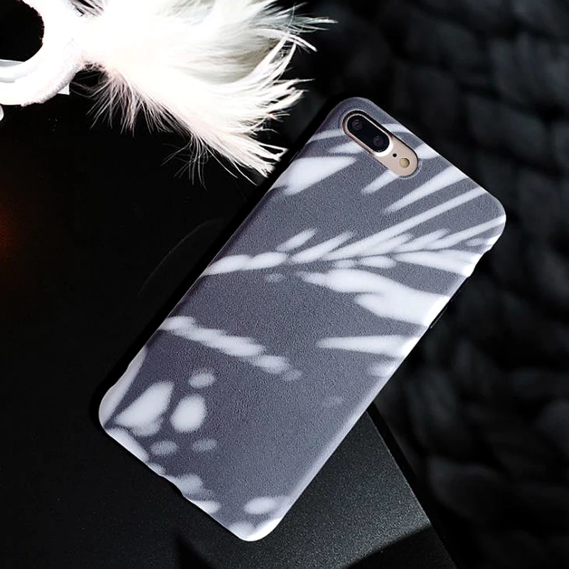 Leaf Phone Case for iPhone 6 6s 7 8 Plus X Tree Shadow 5 5s SE |
