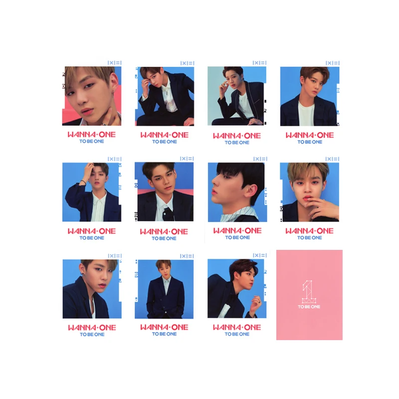 KPOP WANNA ONE TO BE альбом фото карта хип хоп самодельные бумажные карты автограф