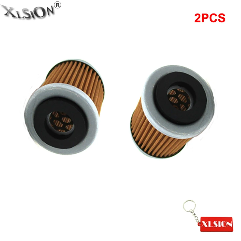 2 шт. масляные фильтры XLSION для мотоцикла Yamaha TTR250 YZ WR 250F 400F 426F ATV YFM350 WR426F WT400F |