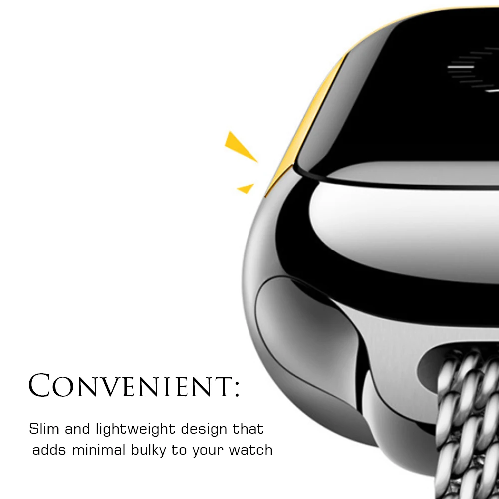 Защитная пленка Besegad для экрана с полным покрытием чехол Apple Watch iWatch Series 1 2 3 38 мм 42
