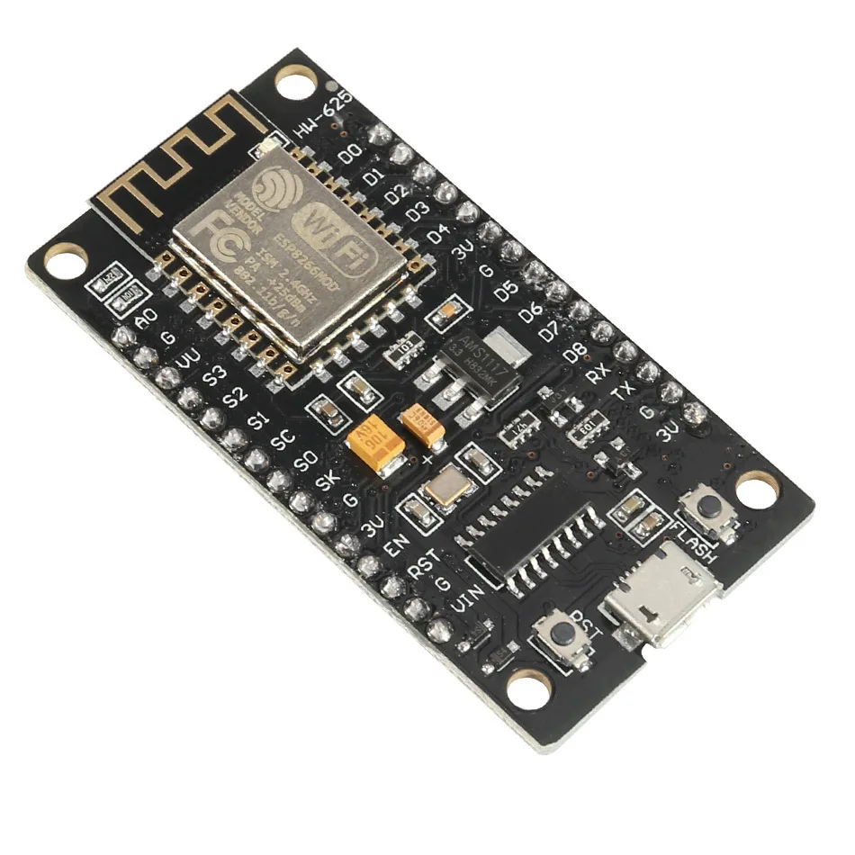 Беспроводной модуль NodeMcu v3 Lua wifi Интернет вещей макетная плата ESP8266 с pcb антенной и usb портом ESP-12E CH340