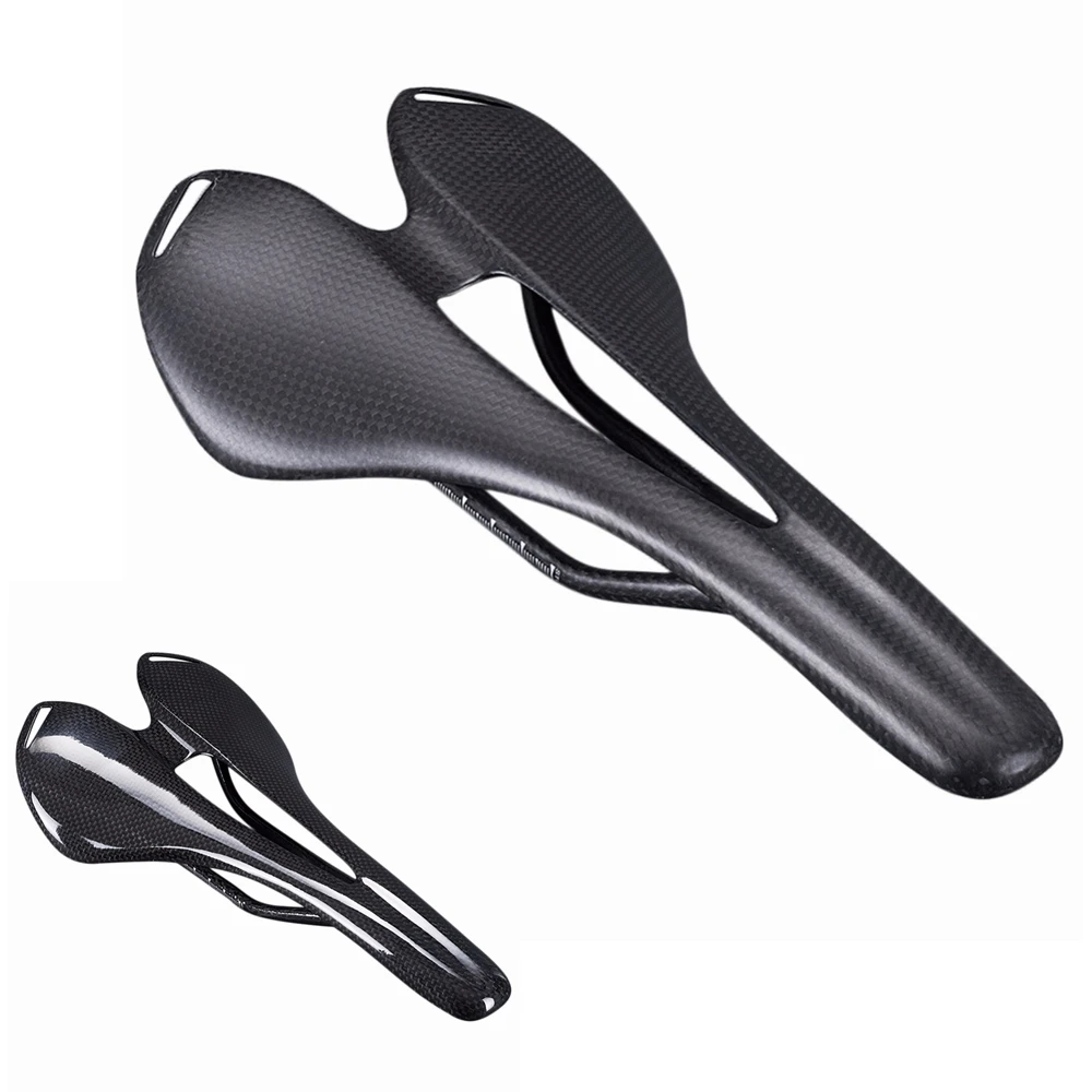 Глянцевое/матовое сиденье из углеродного волокна 3K велосипедное седло детали