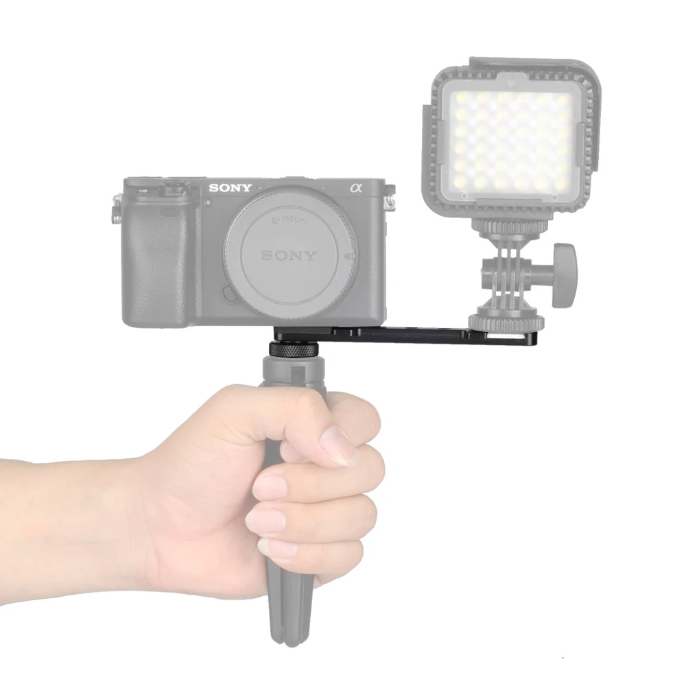 MINIFOCUS A6400 Кронштейн удлинитель пластина Vlogging Микрофон светодиодная