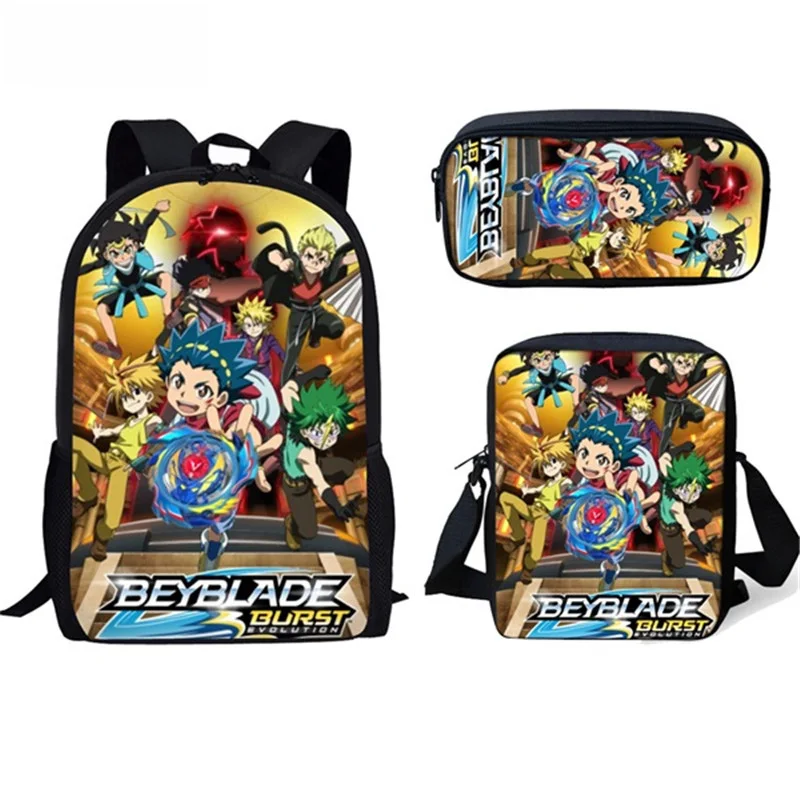Школьный ранец ThiKin с героями аниме Beyblade Burst Evolution для девочек и мальчиков