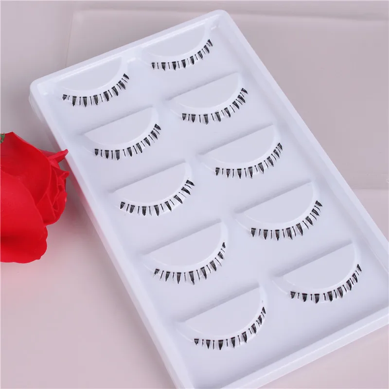 5 пар нижних ресниц Buenas bottom lash B05 ручная работа прозрачный пластиковый терьер ниже ресниц Модные накладные ресницы