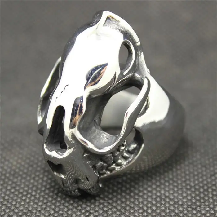 Кольцо из нержавеющей стали 316L Крутое новейшее большое тяжелое динозавр крутое