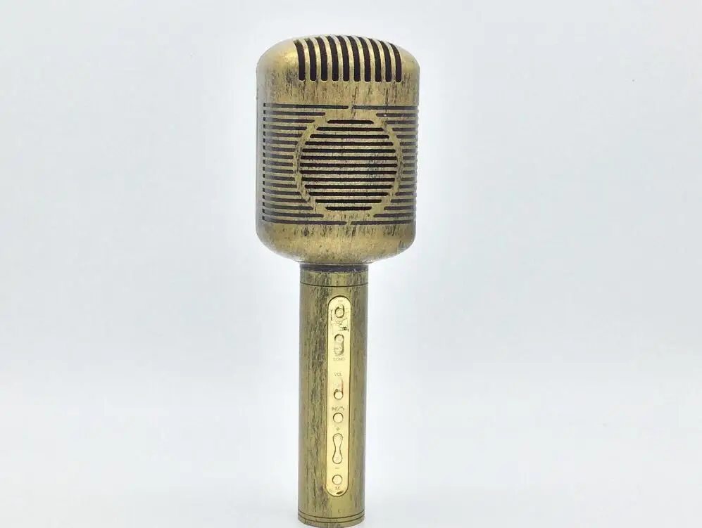 JY51 Classic Wireless Bluetooth Antiphonal Singing Karaoke Microphone Phone Music Player With Magic MIC Speaker Free Shipping |