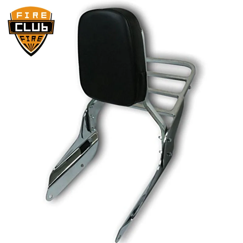 Sissy Bar w/задняя подушка для пассажиров набор держатель седла грузовая полка Honda VF 750