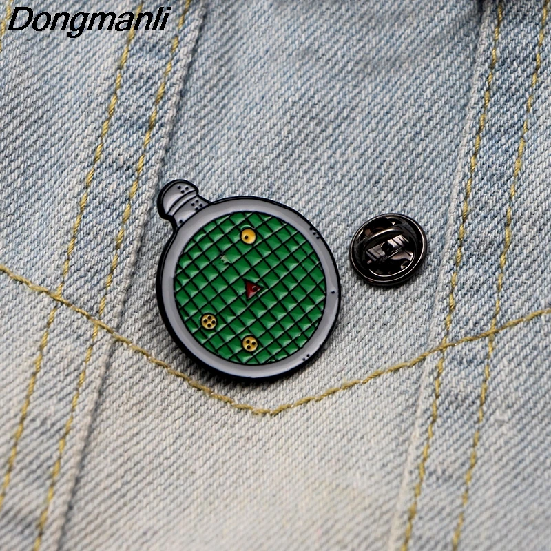 DMLSKY Dragon Ball Detector Милая декоративная брошь в виде павлина металлические бейджиковые значки на рюкзаке булавка брошь для одежды Ювелирные изделия подарок M2649