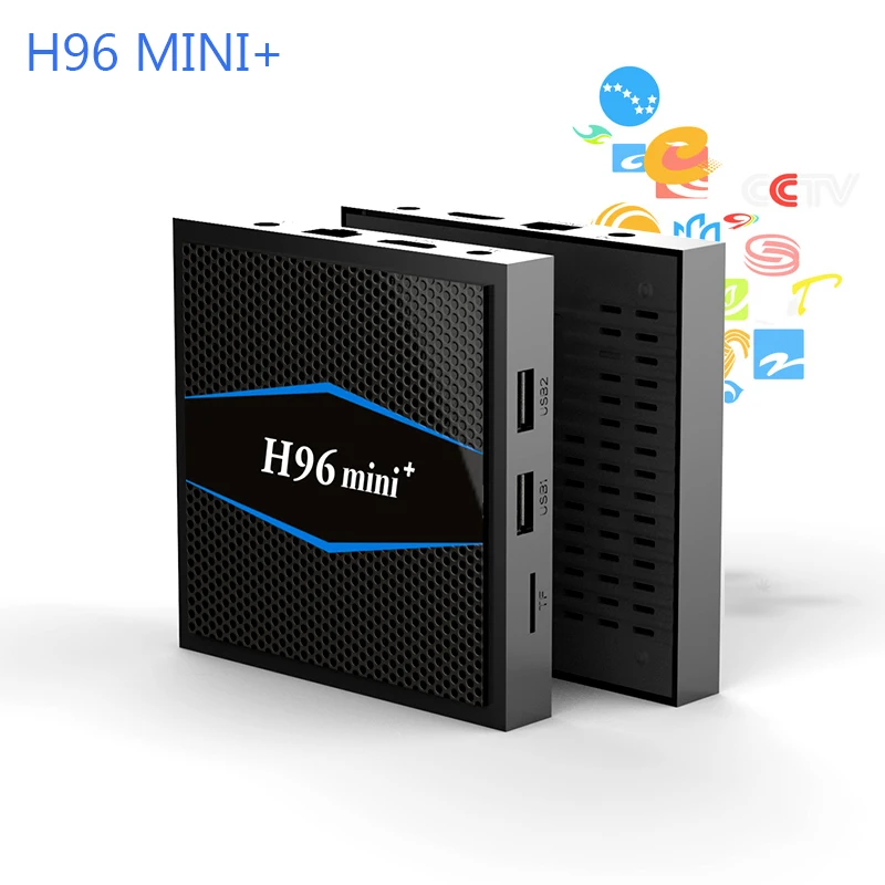 H96mini Plus Android tv OS Box 2 ГБ ОЗУ + 16 Гб ПЗУ 4 г WiFi 100 Мбит/с Многоязычная K четырехъядерный HDR