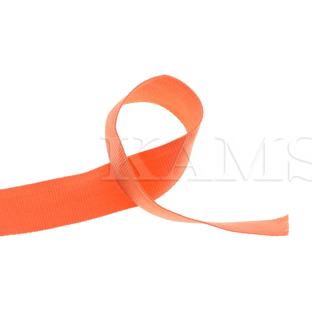 Orange 1 ярд 3/"(19 мм) ремешок чистый цвет Полиэфирная Лента Сделай Сам ПЭТ веревка швейные изделия толщина 0,35 мм - Цвет: Orange
