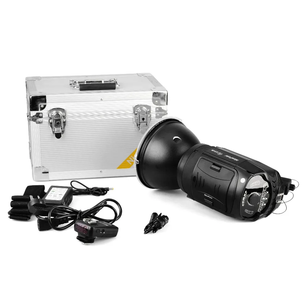 

Вспышка NiceFoto HS Q4C 400 Вт HSS 1/8000S для студийной съемки, высокоскоростная вспышка lite с передатчиком для камеры Canon