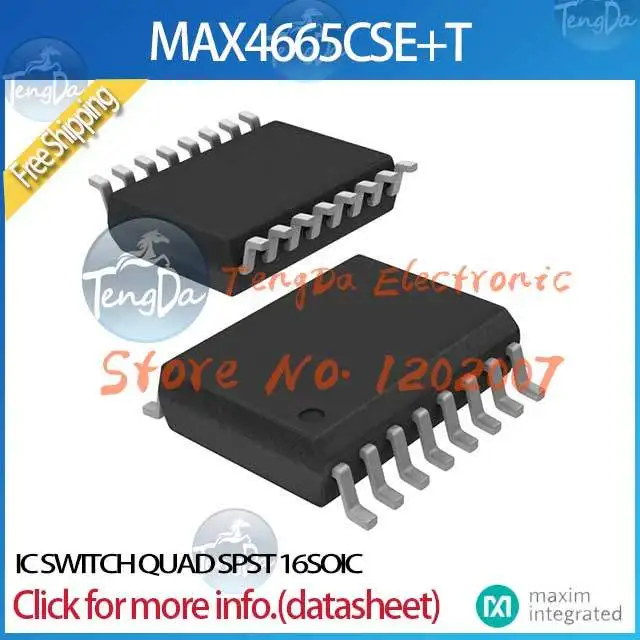 Бесплатная доставка 1 шт./лот MAX4665CSE ик переключатель QUAD SPST 16 SOIC 4665 MAX4665 MAX4665C